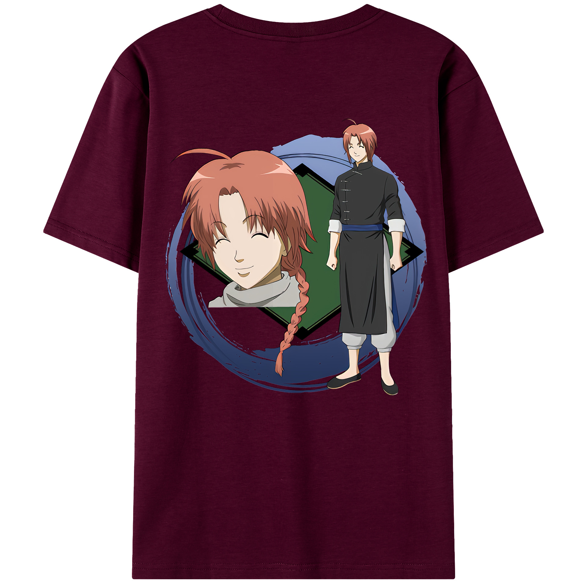 （画像用） ぎんたま 坂田銀時（さかたぎんとき） 神楽 志村新八（しむら しんぱち） GINTAMA Sakata Gintoki Kagura Shimura Shinpachi レディース半袖Tシャツ(バックプリント)